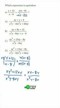 Simplify SAT Math: Equivalent Expressions Explained Easily! #shorts