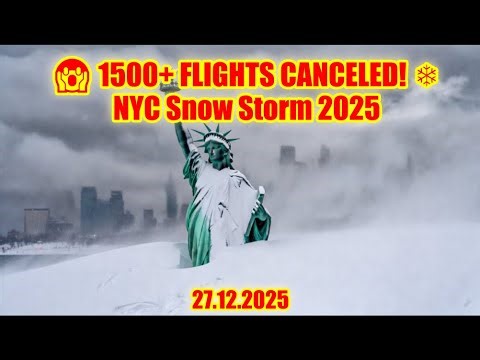 SNOW APOCALYPSE in New York! City Buried Under Snow December 27, 2025