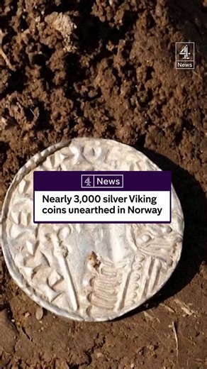 A remarkable discovery has been made in Norway. Nearly 3,000 silver coins have been uncovered in a field near Rena, believed to be the largest Viking Age coin hoard ever found in the country.Archaeologists working with local detectorists are now exploring the site, hoping to uncover more about the past.With some coins dating from around the 980s to 1040s, they offer a rare glimpse into Viking-era trade, connections, and the flow of silver during a time of major political change.