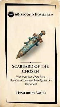 Scabbard of the Chosen | Delivering What Every Martial Character Wants