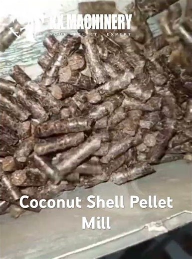 Cat Litter Pellet Mill Coconut Shell Pellet Machine #pelletmachine