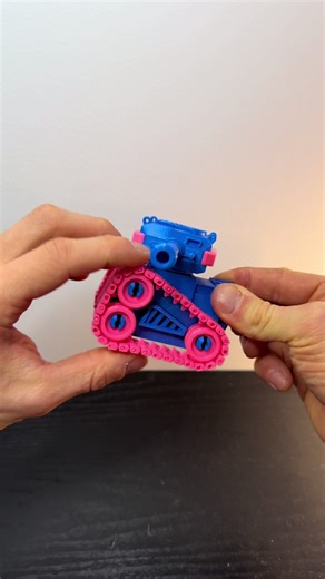 3D Printed Mecha Tank Maker : MIHAI_T Follow for more 3d print ! #3dprinting #print3d #3dprint #printing3d #fidget