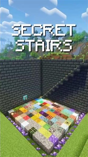 Minecraft | Secret Stairs 😯 Eazy Build 🤠
