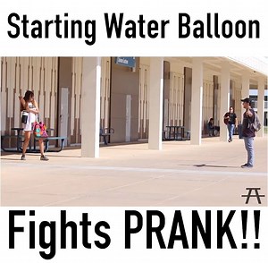 134K views · 1.5K reactions | Starting Water Balloon Fights PRANK!! LOL Video by : Angrypicnic | Dose of Luck | Facebook