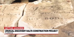 Florence construction crew makes unusual discovery