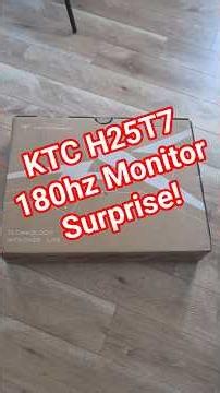I bought a 180hz KTC 24.5” and got 240Hz Gaming Monitor – Budget FPS Beast?