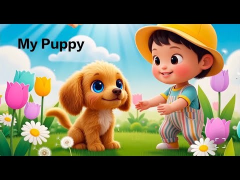 Learning "I'M A LITTLE BEAN🌱🫛&MY PUPPY🐕" Song for kids #animation #kidsvideo #kidssong #animals#kids