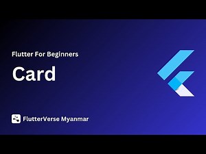 Card [ Flutter Course for beginners to advanced ]