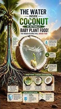 How Coconut Water Is Made Inside The Coconut 😳