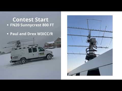 AA2SD/R Rover Jan VHF 2026 Contest roving to (4) Grids, using ICOM 705 and Yeasu FT991A on10 Bands