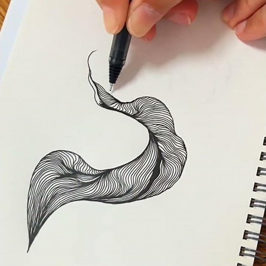 Easy Zentangle Drawing Patterns 禪繞畫基礎圖形練習