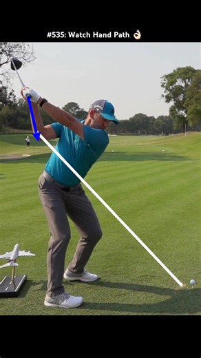 Hand Path: Golf Swing Slow Motion