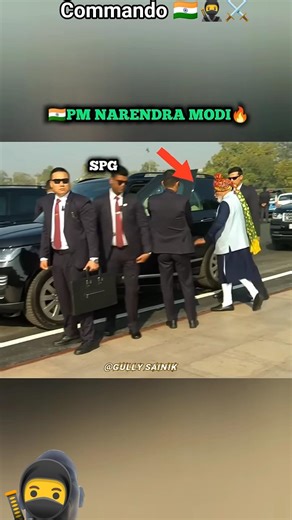🚨-SPG Commando Security Cover By PM Modi 🇮🇳🔥#spg​ #commando​ #pmmodi​ #security​ #zsecurity​ #shorts