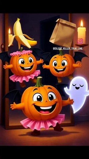 Funny halloween pumpkin 🤣 🤣 ghost 👻 shorts #animation #cartoonshorts #funnyhalloween