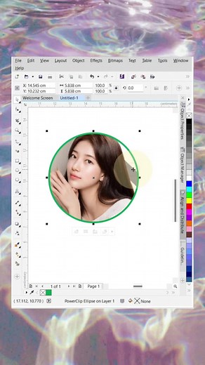 Cara Memasukkan Foto ke Objek di Corel Draw