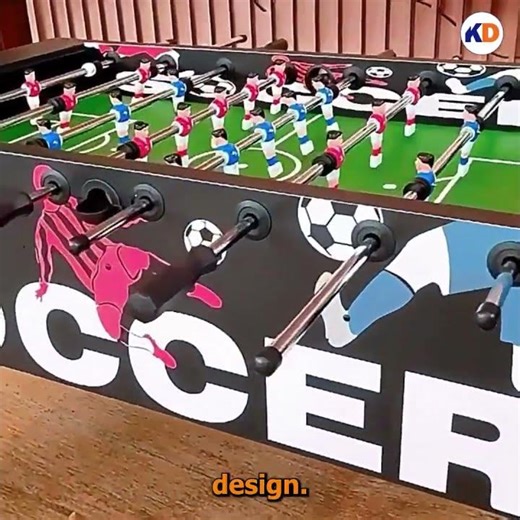 Tournament-Style Foosball Table India – Pro Playfield, Counter-Balanced Men, Solid Rods