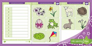 Initial Sound Spring Scavenger Hunt