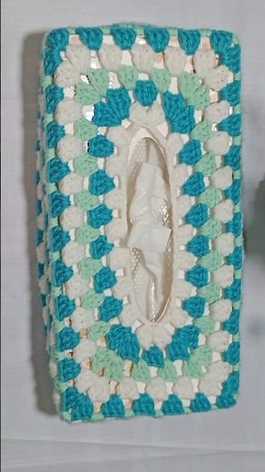 Easy Crochet Tissue box cover pattern for beginners.Handicrafthome#crochet#crochetpattern