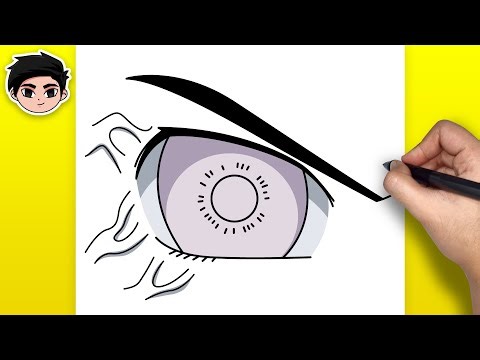 Como Desenhar Byakugan Eye (Naruto)