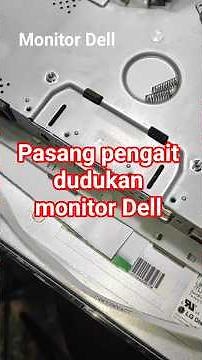 Installing the Dell monitor stand