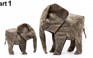 【Mariano Zavala】大象纸教程Origami Elephant (Sipho Mabona)