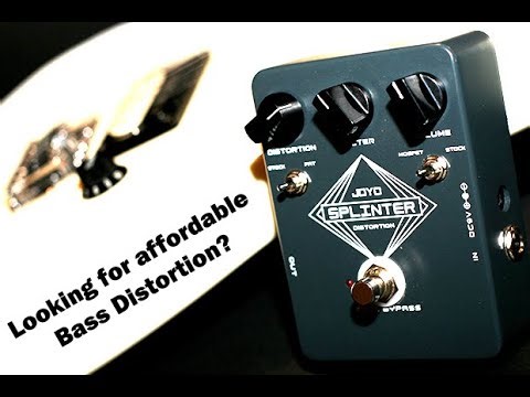 Affordable Bass Distortion! #effectspedal #bass #bassfeatured #pedaldemos