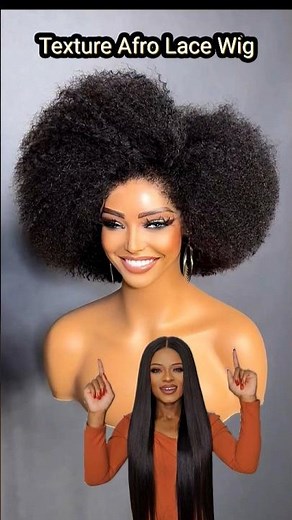 NEW Afro Kinky Texture Wig With 4C Edges for Black Women