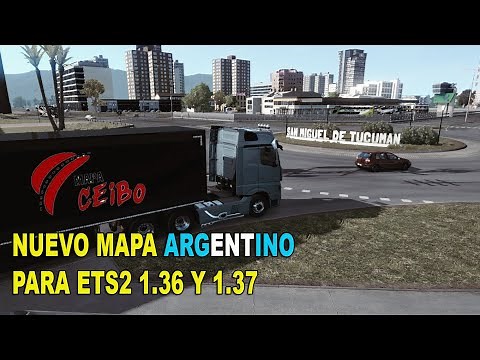 ETS2 1.37 **MAPA ARGENTINA** CEIBO NUEVA VERSIÓN😍