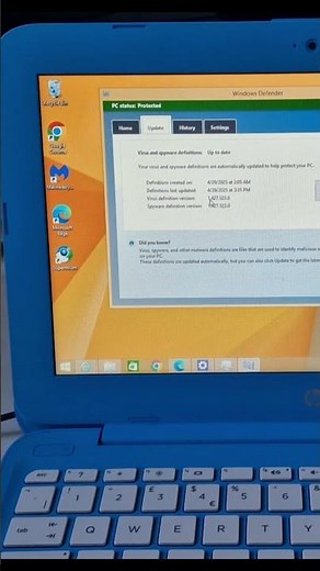 Windows Defender updates continue, even on unsupported Windows...
