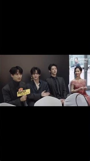 #yanan with others cast Fangs Of Fortune backstage at the Weibo TV & Internet Video Summit 2024