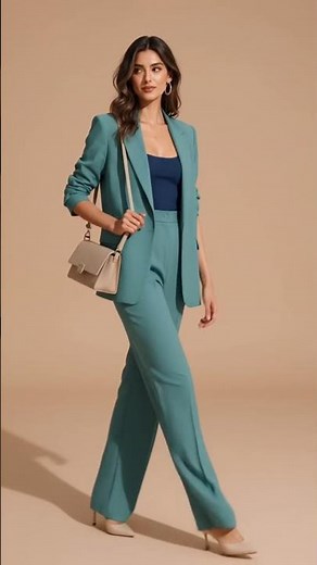 3 Elegant Color-Blocked Outfit Ideas for Women | Chic Mustard, Teal & Red Fashion Inspiration