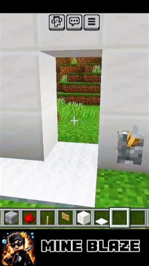 How to make invisible door in Minecraft #minecraft #gaming #build