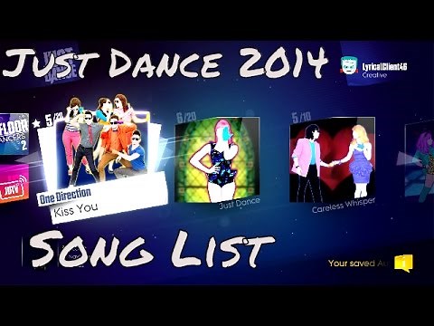 What Songs Are On Just Dance 2014? All / Full Song List Scroll Base Game HD Gameplay Video JD 2014