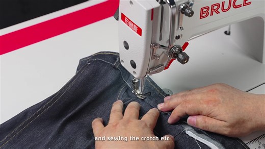 The Bruce Tank R4000 uses the newly developed "tank feeding technology. It can effectively solve the problem of needle skipping when sewing thick materials in the clothing production process. | Bruce Industrial Sewing Machine