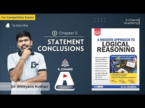 Statement - Conclusions | Logical Reasoning | Chapter - 5 | S Chand Academy