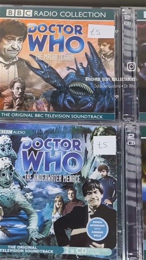 Doctor Who Missing Episodes Original TV Soundtracks BBC Audio CD Collection Hartnell Troughton 2000s