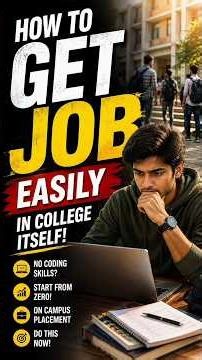 How to Get a Job in College Itself? 🚀 On-Campus Placement Roadmap for Students