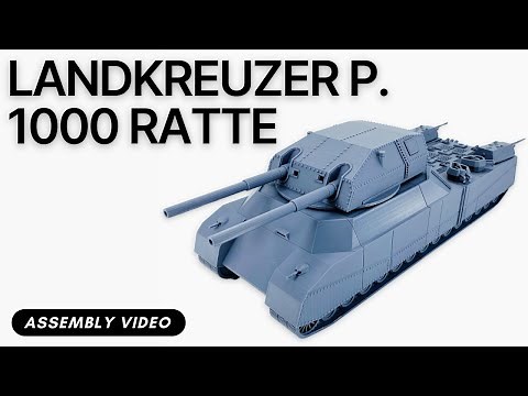 Landkreuzer P. 1000 Ratte Assembly Video