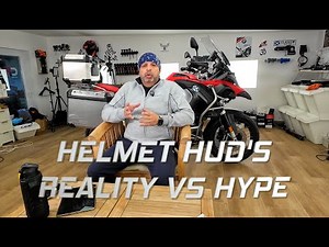 MOTORCYCLE HELMET HUD REALITY VS HYPE.