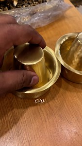 High quality Dabara set for one piece 680/- ( pair. Rs. 1212/-) | Poduval Bronz Factory