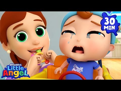 Baby Teething Pain Relief + More Little Angel Nursery Rhymes and Kids Songs | Bingo and Baby John