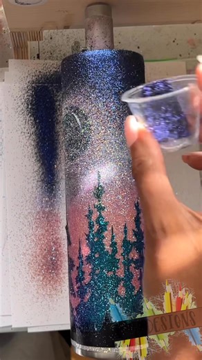 Full tutorial is available to watch on my YouTube Channel! Link is in the comments! 👇🏾 #fblifestyle #christmas #winter #glittertumblers #glittertumbler #epoxytumbler #epoxytumblers #christmasornaments #holiday #christmasseason #fypシ #viral | VMD Designs