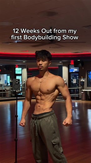 Definitely need more practice with posing and still feel like I’m too fat but hopefully we will be shredded by show day. #gym #bodybuilding #bodybuilder #asian #vietnamese