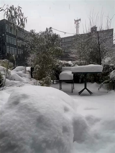 ❄️ MORE AND MORE SNOW: Just when we thought we were done with the snow, more came for residents in Stamford, CT. Stay with FOX Weather for the latest: #foxweather #weather #winter #snow #connecticut