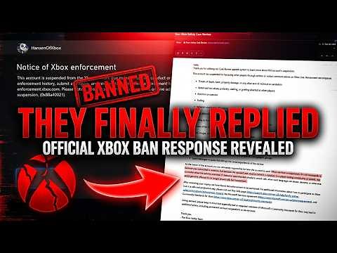 Why Xbox Banned Me (They Told Me!)