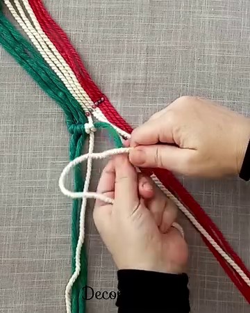 Macrame Christmas Wreath #viral #reels #viralvideo #wreaths | Decoration