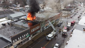 Wayland fire leaves business, apartment severely damaged; no injuries reported