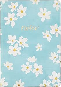 Eccolo Lined Journal Notebook, Flexi-Cover, Medium, Daisy Notes, 256 Pages, Ruled, 5.5-x-8.25 inches