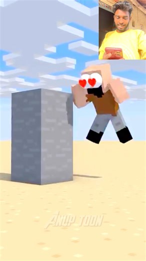 Hard work in Minecraft help me power animate animation #anuptoon #minecraft #trending #shorts