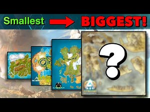 All Ark Maps Size Comparison!